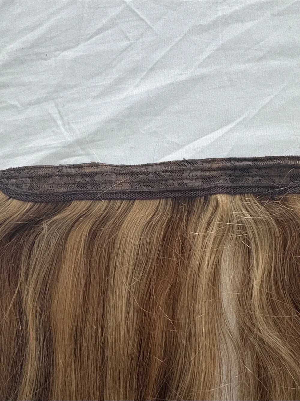 Blonde Brown Hair Extension - Natural Blend no clips human